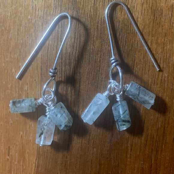 Rutilated Quartz. All Sterling Silver. Hand wired. High quality. - Picture 5 of 8